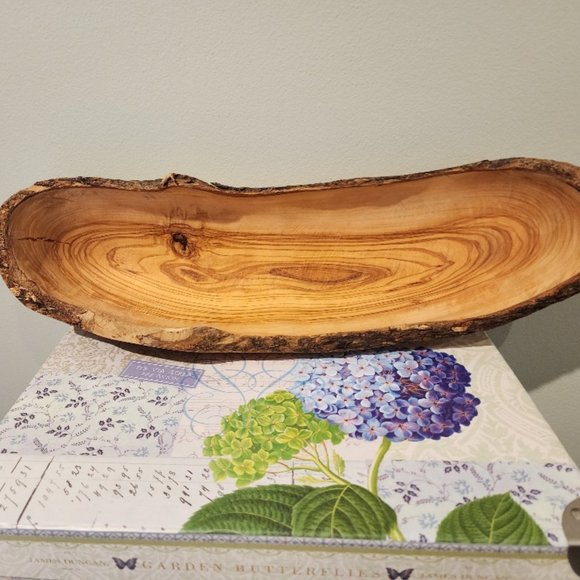 Natural Wood Oblong Serving Tray - Picture 4 of 8